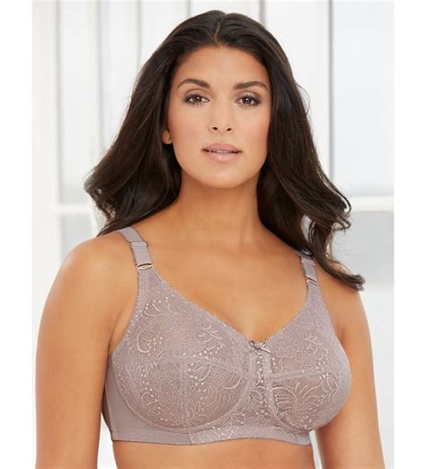 women s full figure comfortlift lace wirefree support bra 1102 taupe