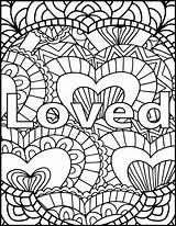 Coloring Pages Adult Printable Message Loved Am Positive Adults Inspiring Color Sheets Messages Words Inspirational Book Colouring Self Mandala Esteem sketch template