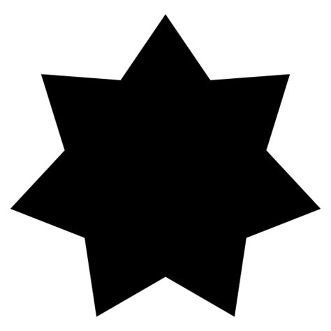 7 point star png