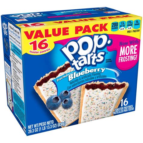 pop tarts breakfast toaster pastries frosted blueberry 29 3 oz 16