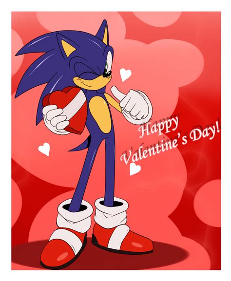 happy valentine sonic sonic  hedgehog fan art  fanpop