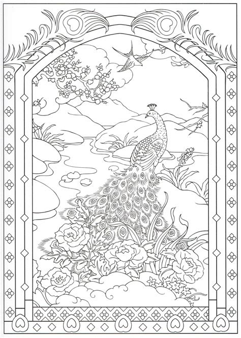 peacock coloring page  designs coloring books peacock coloring