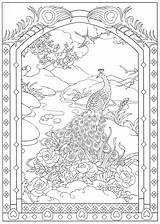 Coloring Pages Adult Peacock Books Printable Color Colouring Choose Board Designs Book Quilt sketch template