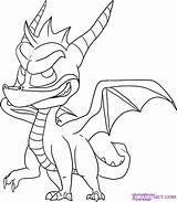 Spyro Coloringhome sketch template