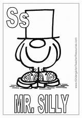 Mr Coloring Men Pages Silly Big Show sketch template