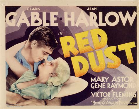 red dust 1932 film poster