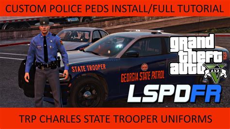 How To Install Custom Police Peds Gta 5 Lspdfr Fast Tutorial Youtube
