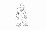 Asriel Dreemurr Coloring Pages Gif Tumblr Template Sketch sketch template
