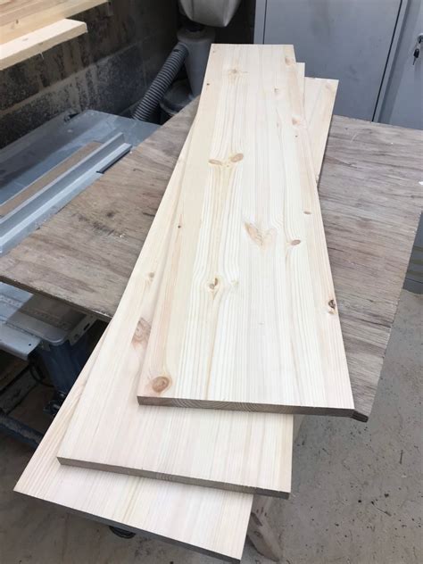 solid mm pine wooden boards  shelves shelving units furniture