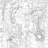 Coloring Pages Victorian Getcolorings Ladies sketch template