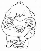 Pages Coloring Moshi Kids Monster Monsters Printable Bestcoloringpagesforkids sketch template