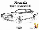 Coloring Barracuda Pages Car Plymouth Muscle Cars Rod Hot Dodge 1970 Print Printable Hemi Clipart Charger Printables Macho American Draw sketch template