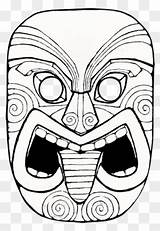 Maori Coloring sketch template