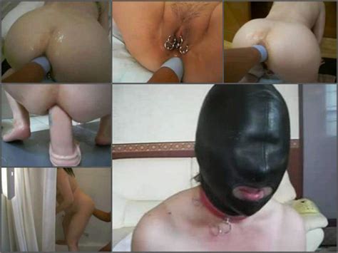 asian masked wife huge dildo rides and fisting amateur fetishist
