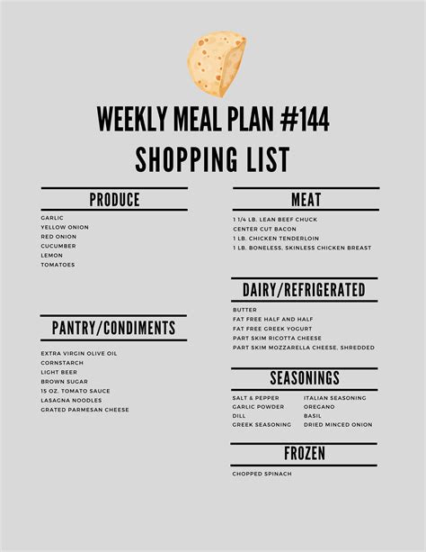 ww weight watchers weekly meal plan  keeping  point