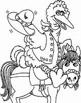 Sesame Sesamstraat Strasse Pino Horse Coloriages Paard Animaatjes Trickfilmfiguren Minggu Sekolah Malvorlage Permalink Bookmark sketch template
