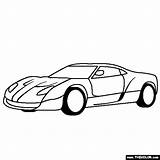 Coloring Pages Cars Zagato C12 Spyker Superbird Plymouth Template sketch template