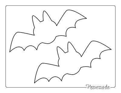 printable bat templates  halloween crafts
