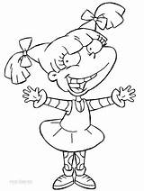 Rugrats Coloring Pages Printable Characters Cartoon 2000s Choose Board Sheets Angelica sketch template