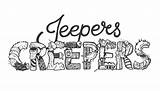 Creepers Jeepers Dribbble sketch template