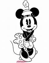 Minnie Mouse Coloring Classic Pages Cute Drawing Disney Getdrawings Book Disneyclips Funstuff sketch template