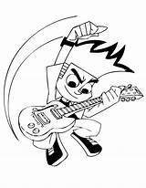 Johnny Test Coloring Pages Color Guitar Printable Playing Colouring Sheets Gta Cartoon Drawing Kids Print Cliparts Getdrawings Popular Book Carter sketch template