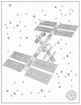 Iss Spacex sketch template