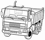 Truck Kids Coloring Freightliner Pages Truk Mewarnai Gambar Dump Clipart Cliparts Colouring Getdrawings Land Library Clip sketch template