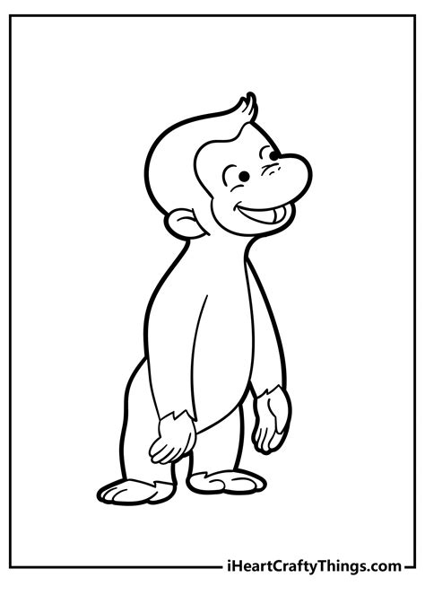 curious george coloring pages   printables