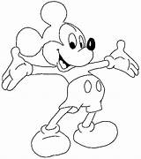 Mickey Mouse Colouring Coloring Pages Disney Drawing Cartoon Printable Preschool Simple Kids Color Outline Print Sheets Minnie Old Getdrawings Choose sketch template