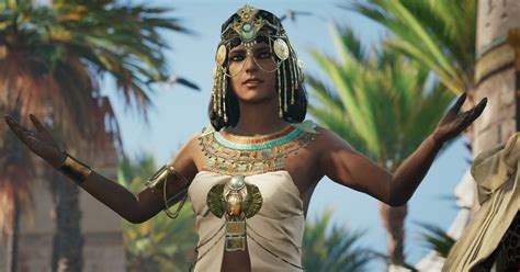assassin s creed origins promiscuous cleopatra is just