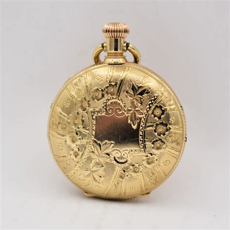waltham 14k gold lady s pocket watch ashton blakey vintage watches