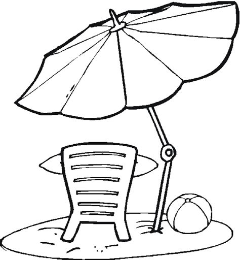 beach umbrella coloring pages az coloring pages summer coloring sheets