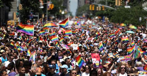 lgbtq pride parade millions celebrate 5 decades of pride with massive