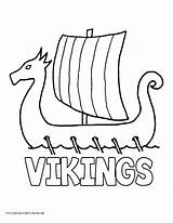Viking Coloring Ship Longship Pages Colouring Vikings Drawing Print Printable Template Printables History Color Getdrawings Getcolorings Choose Board sketch template