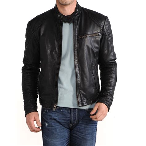 chaqueta de cuero hombre chile black leather jacket men leather jacket men  leather jackets