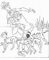 101 Dalmatians Coloring Pages Disney Picgifs Animated Colouring Choose Board Drawings sketch template