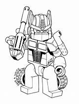 Transformers Coloring Pages Lego Getdrawings sketch template