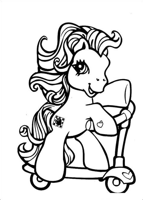 kids  funcom create personal coloring page    pony coloring page
