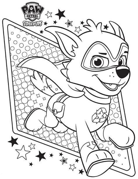 rocky paw patrol coloring page  printable coloring pages  kids