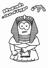 Pharaoh Exodus sketch template