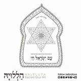 Chai Yisrael sketch template