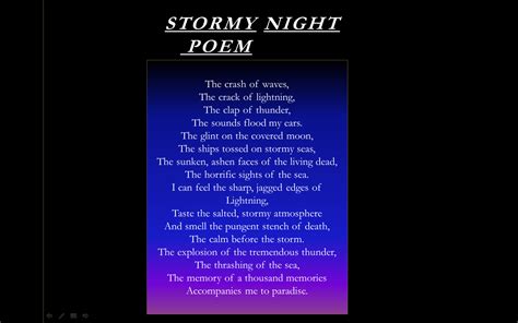 stormy night inspirational quotes quotesgram