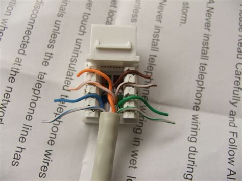 link rj keystone jack wiring diagram