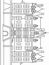 Mansion Coloring Pages Printable Houses Color Mansions Kids Buildings Choose Board sketch template