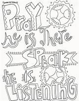 Coloring Speak Listening Songs Primary He Pray There sketch template