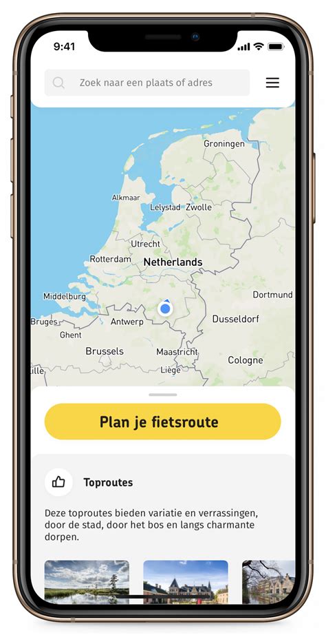 nieuwe app van fietsersbond routeplanner nu te downloaden fietsersbond