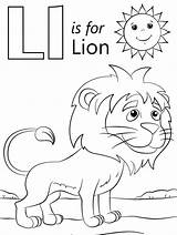 Lion Coloring Letter Pages Kids Printable Alphabet Color Supercoloring Preschool Sheets Worksheets Bible Animals Print Library Children Puzzle Click Super sketch template