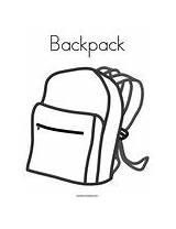Backpack Coloring Template Change sketch template