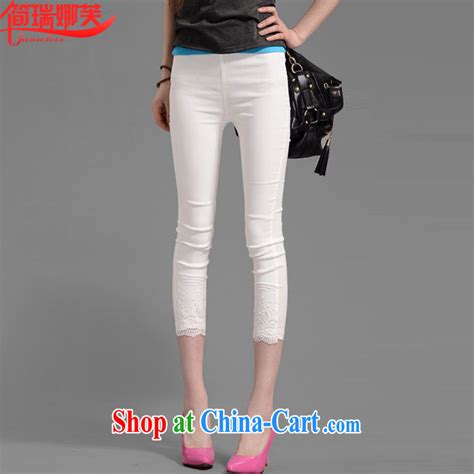 short     summer  large thin korean stretch video thin lace  solid pants